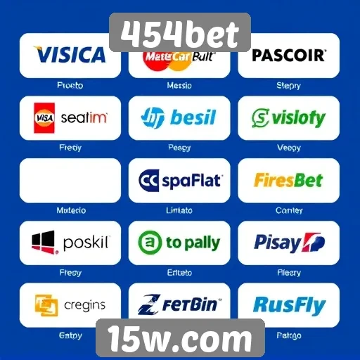 Métodos de pagamento disponíveis no 454bet